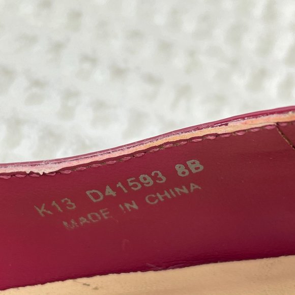 COLE HAAN fuschia slip on low heel flats - like new!  SZ 8 - Picture 12 of 15